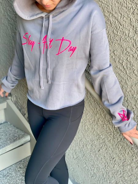 Slay Crop Hoodie